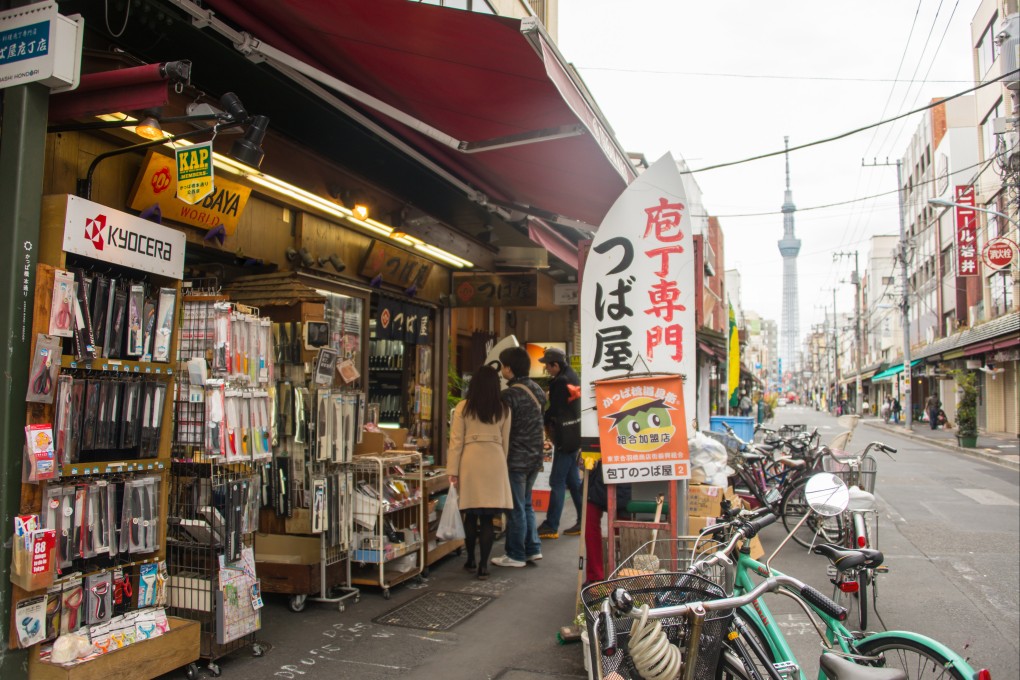Kappabashi covers all of your Japanese food preparation needs, with shops selling everything from Japanese knives to sushi and ramen utensils. Photo: Shutterstock