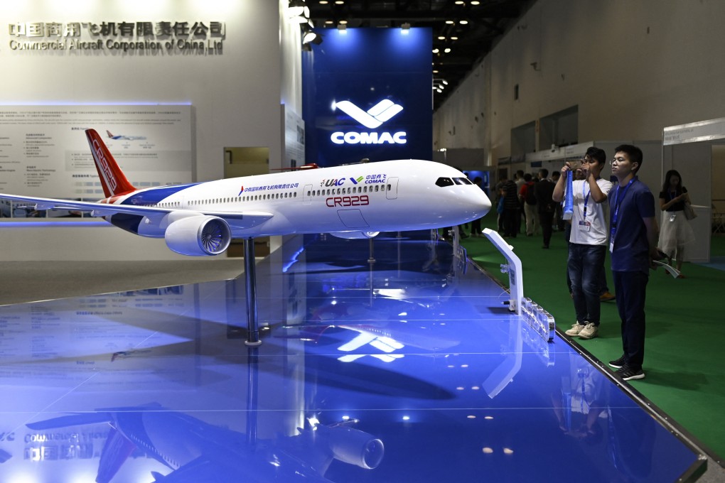 A model of the proposed passenger jet. Photo: AFP