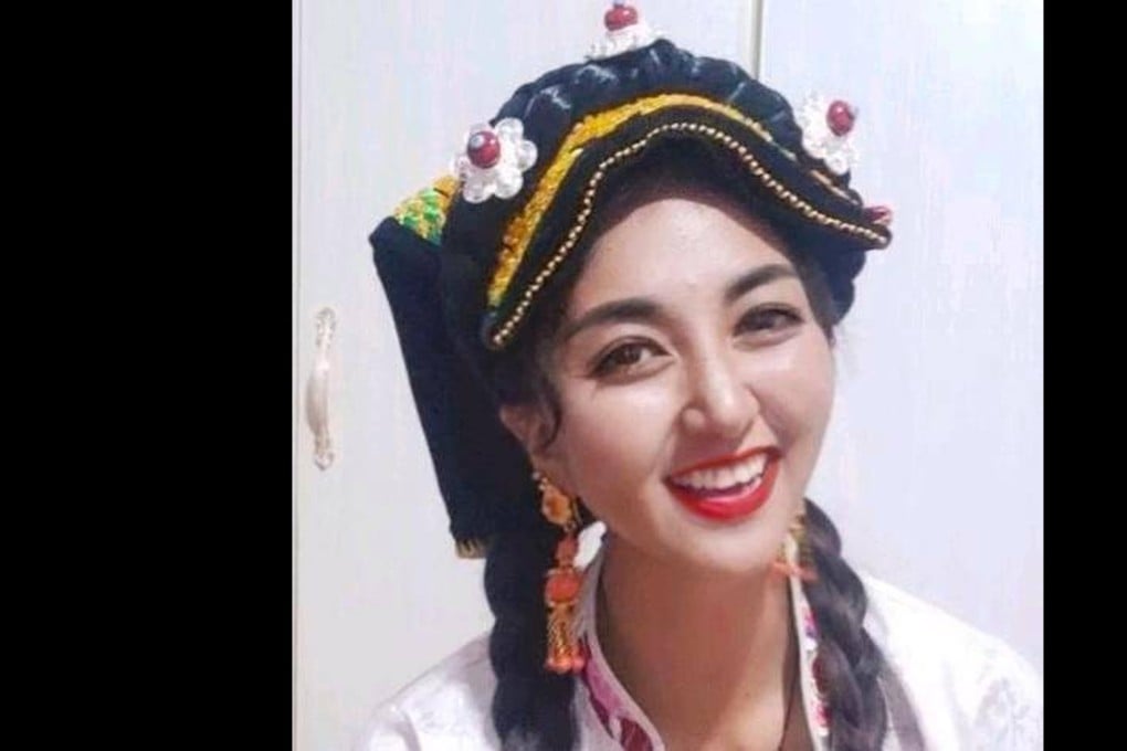 Lhamo often wore traditional Tibetan dress in her videos, which showed scenes of rural life. Photo: Weibo