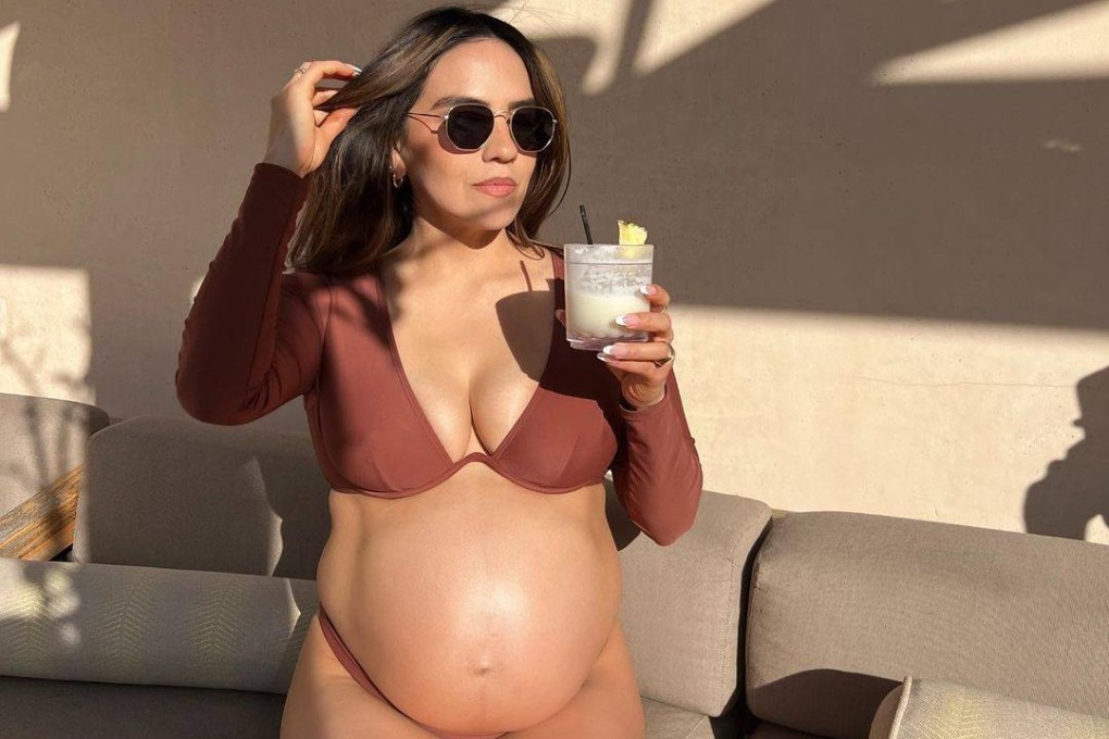 Even hair can become thicker during pregnancy for some women, adding to their existing “glow”. Photo: Instagram / @vlaury