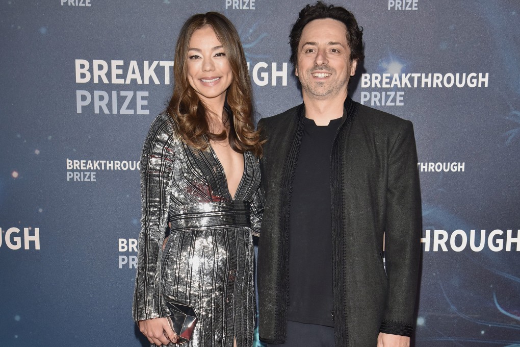 Sergey Brin with Nicole Shanahan. File photo: Getty Images/TNS