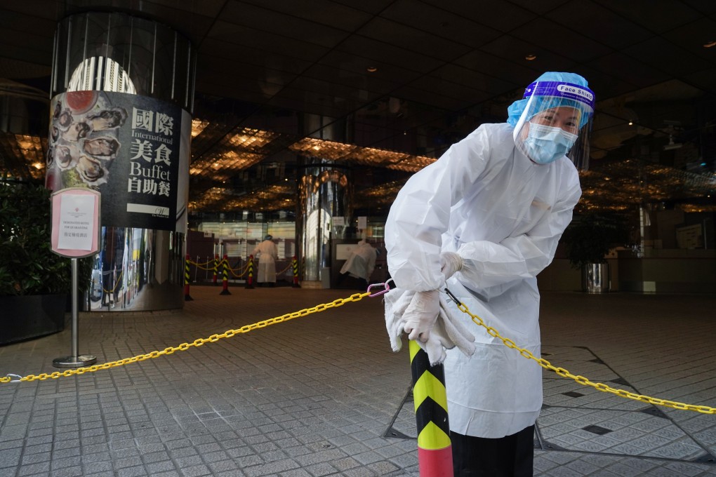 Hong Kong requires arrivals to spend at least seven days in a quarantine hotel. Photo: Sam Tsang