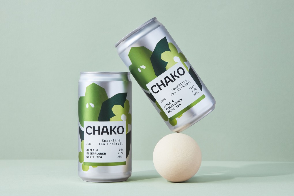 A can of Chako’s apple and elderflower white tea, one of several Hong Kong sparkling tea drinks taking the city by storm this summer. Photo: Chako