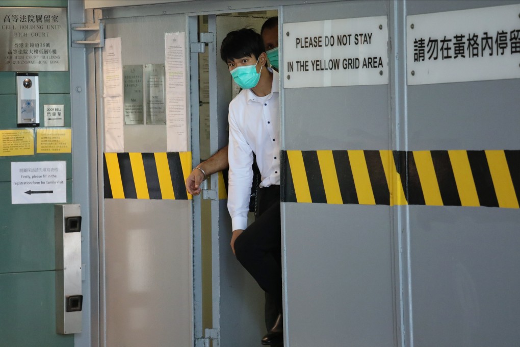 A former teacher found guilty of assaulting a police officer during the 2019 protests was detained in a psychiatric hospital ahead of sentencing. Photo: Nora Tam