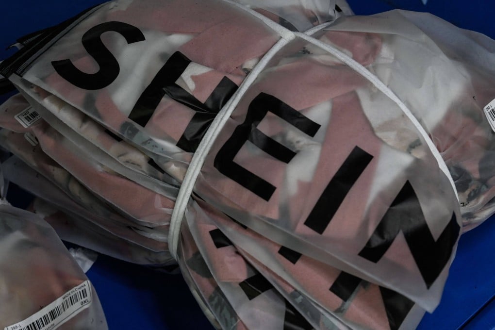 This picture shows signage of cross-border fast fashion e-commerce company Shein at a garment factory in Guangzhou, in Chinas southern Guangdong province, on July 18, 2022. Photo: AFP