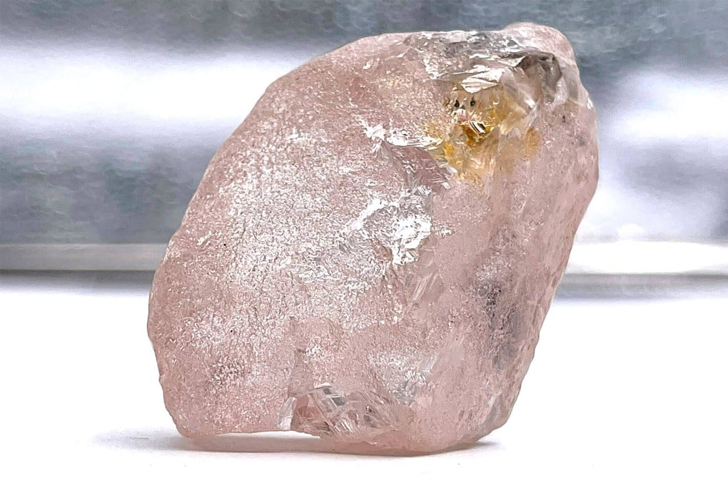 The Lulo Rose pink diamond was discovered at a mine in Angola. Photo: Lucapa Diamond Company Limited/AFP