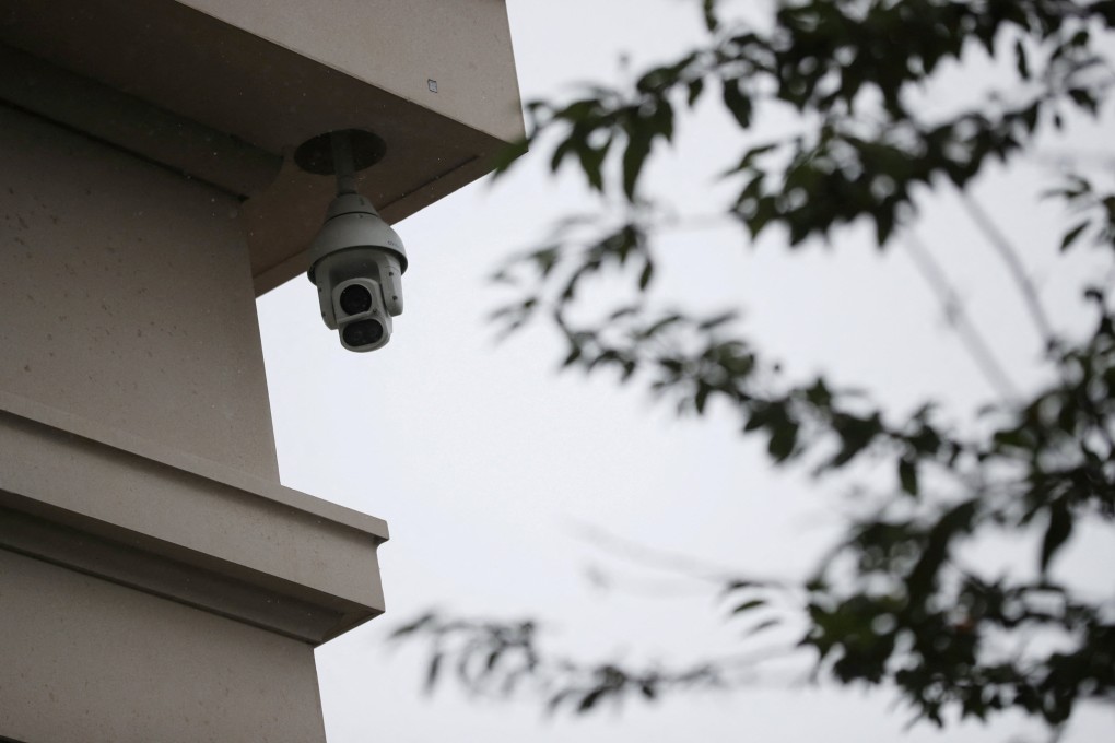 A surveillance camera is seen in the Kings Cross area in London on August 14, 2019. Photo: Reuters