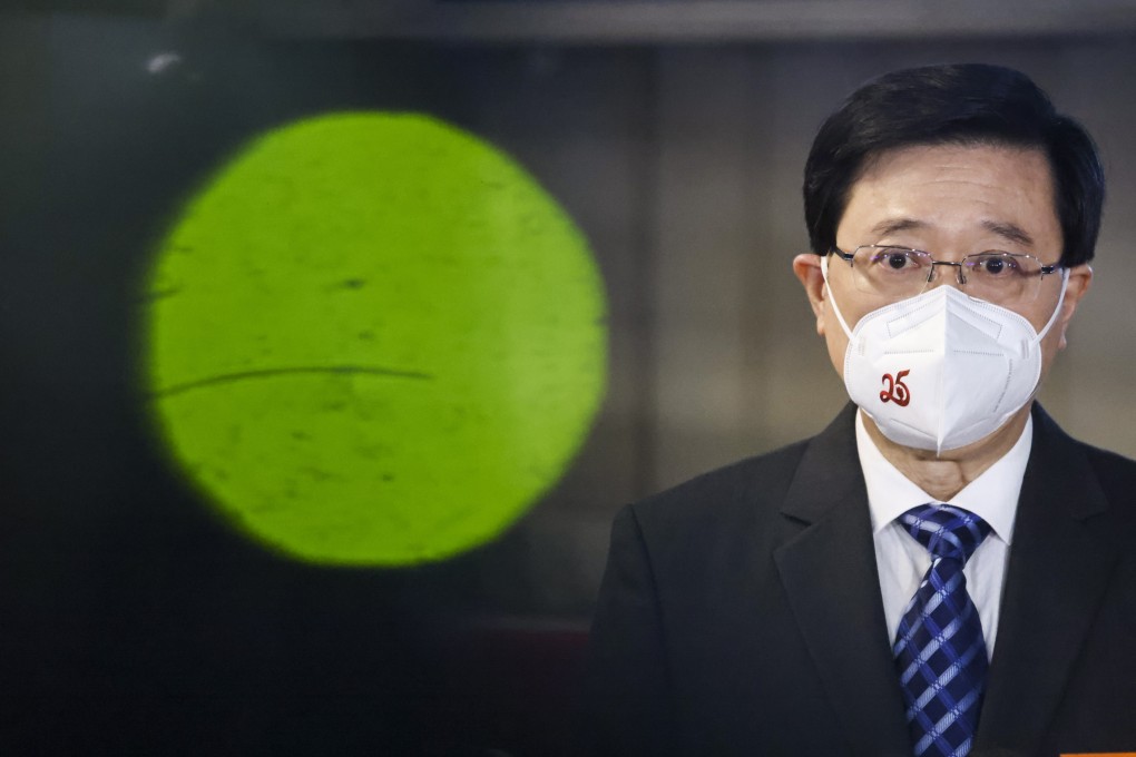 Hong Kong Chief Executive John Lee. Photo: K. Y. Cheng