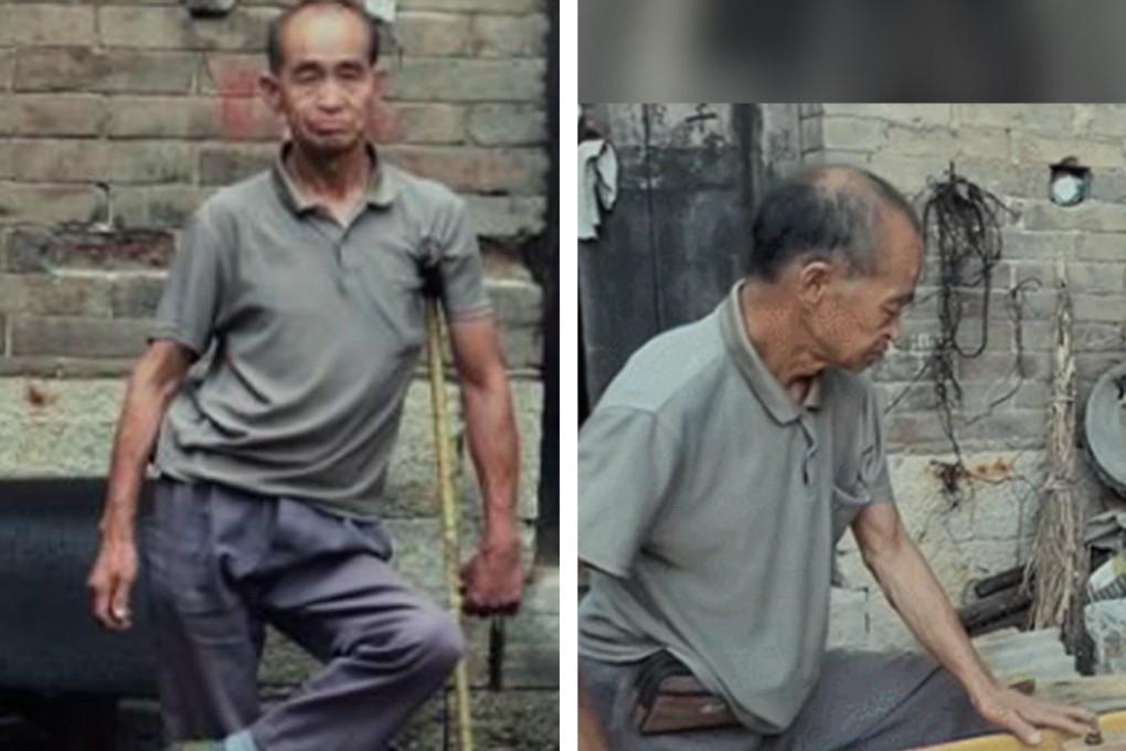 A viral short film showcases the daily life of Erjiu, a disabled man from rural China. Photo: SCMP Composite