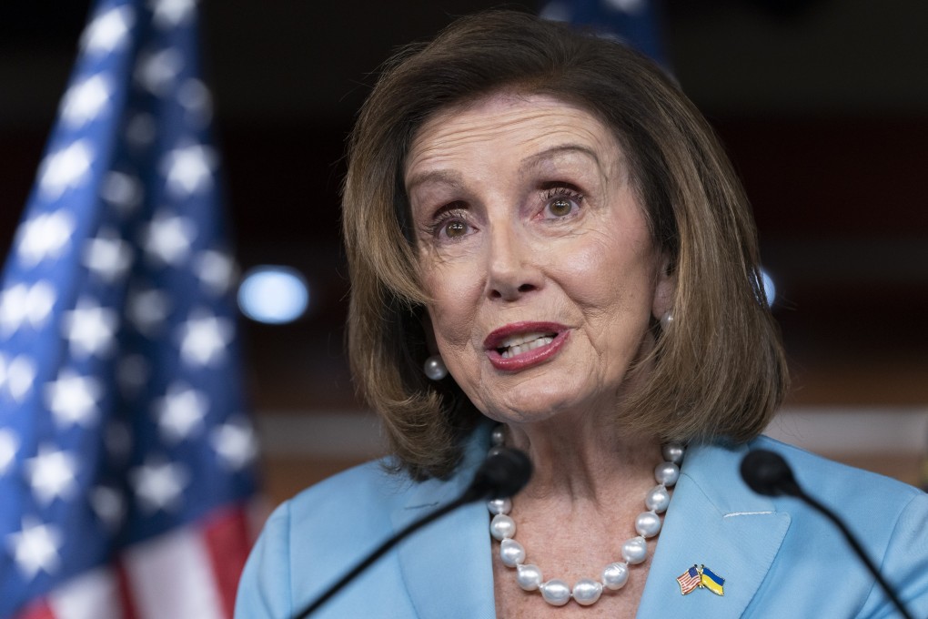 A possible trip by US House Speaker Nancy Pelosi to Taiwan may well loom over a call planned between US President Joe Biden and Chinese leader Xi Jinping this week. Photo: AP