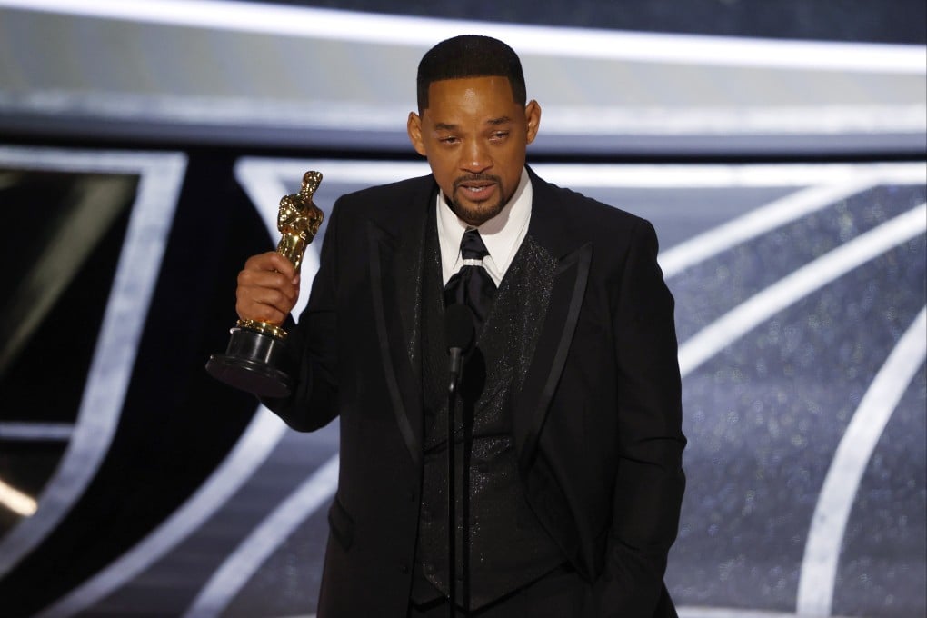 Will Smith after winning the best actor Oscar in Hollywood, Los Angeles, California, US on March 27. Photo: EPA-EFE