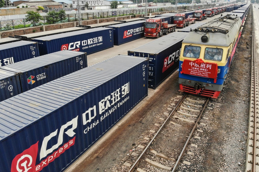 The China-Europe Railway Express has been operating and expanding since 2011. Photo: Xinhua