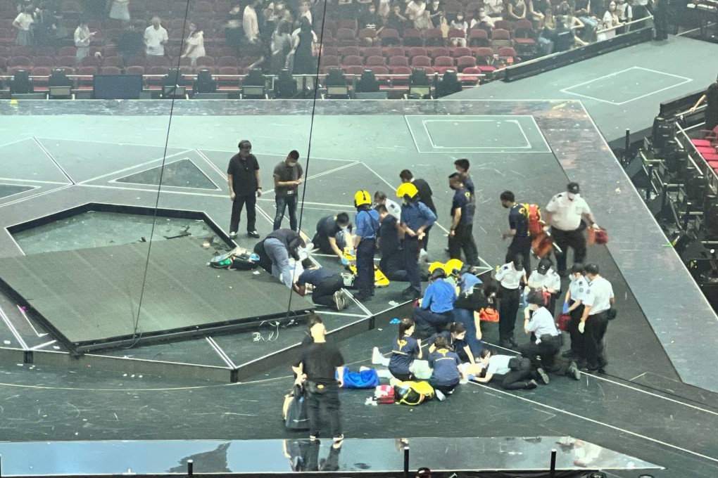 Engineers have said human negligence played a part in an accident at a Mirror concert show. Photo: Handout