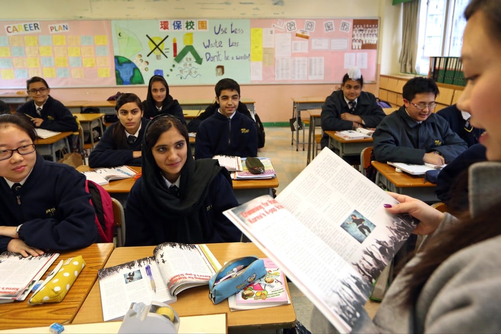 Teachers and students say obstacles in Hong Kong’s education system have slowed down ethnic minority pupils in their learning of Chinese. Photo: SCMP