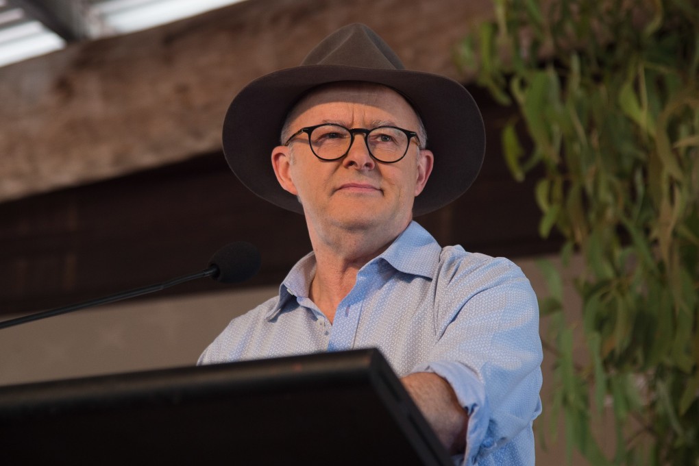 Australian Prime Minister Anthony Albanese recommended changes to the constitution in a speech at the Garma Festival, ahead of a referendum on an Indigenous Voice. Photo: EPA-EFE