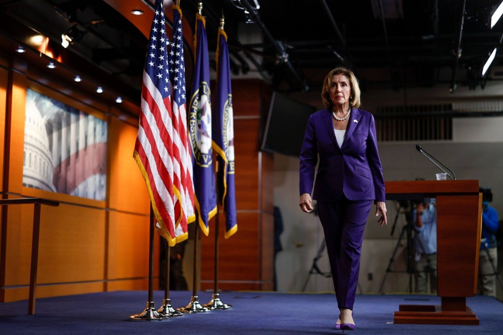 Nancy Pelosi has not confirmed whether she will visit Taiwan. Photo: Bloomberg