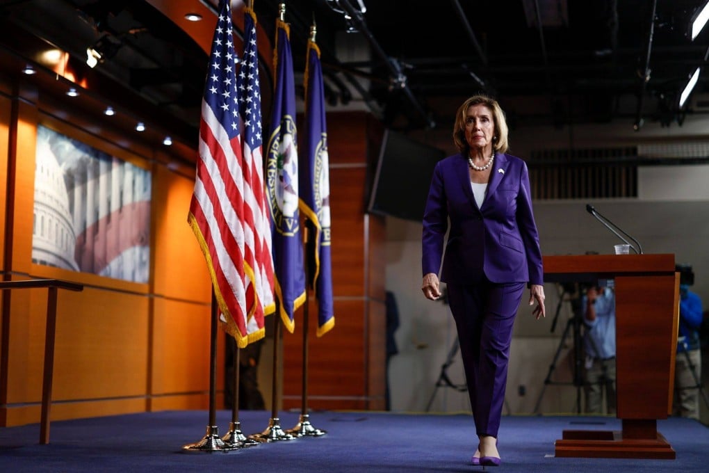 Nancy Pelosi has not confirmed whether she will visit Taiwan. Photo: Bloomberg