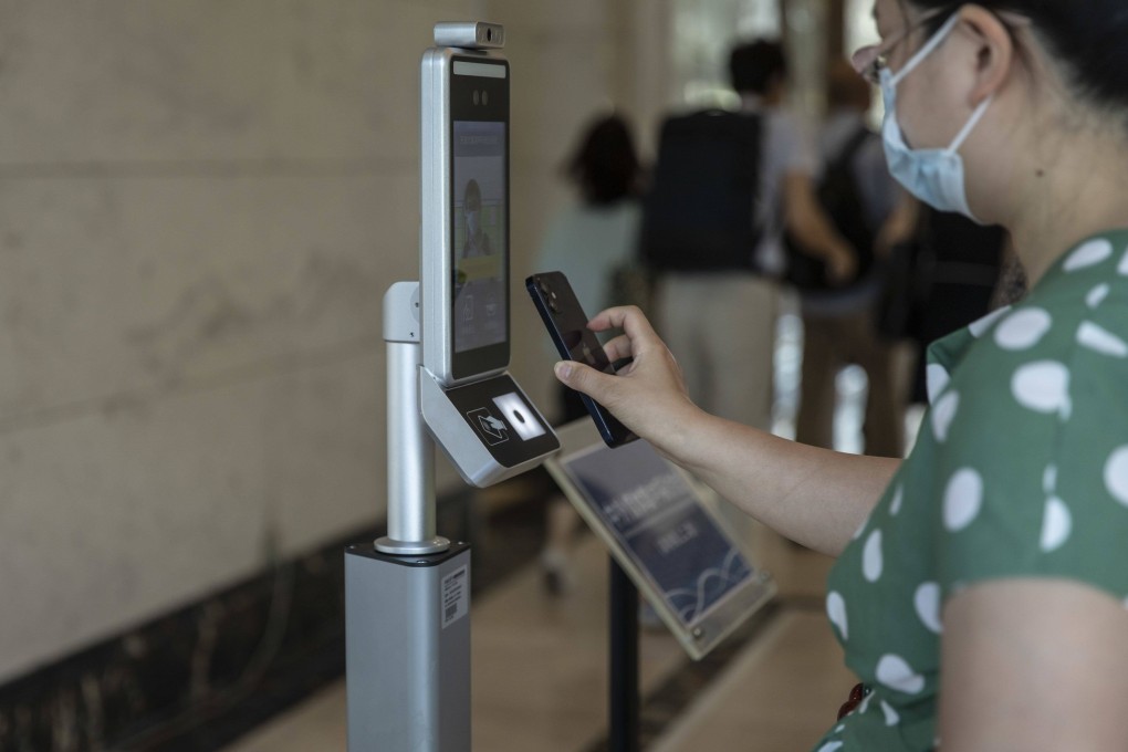 People in China have to use health codes to enter public spaces or use public transport. Photo: Bloomberg