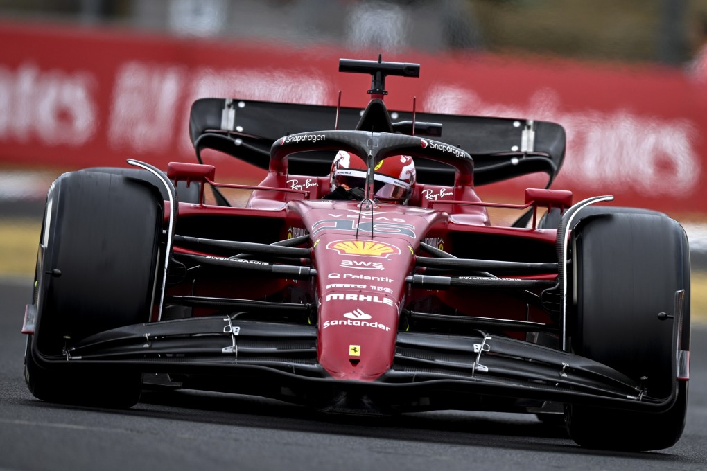 Charles Leclerc in action during the Hungarian Grand Prix. Photo: EPA-EFE