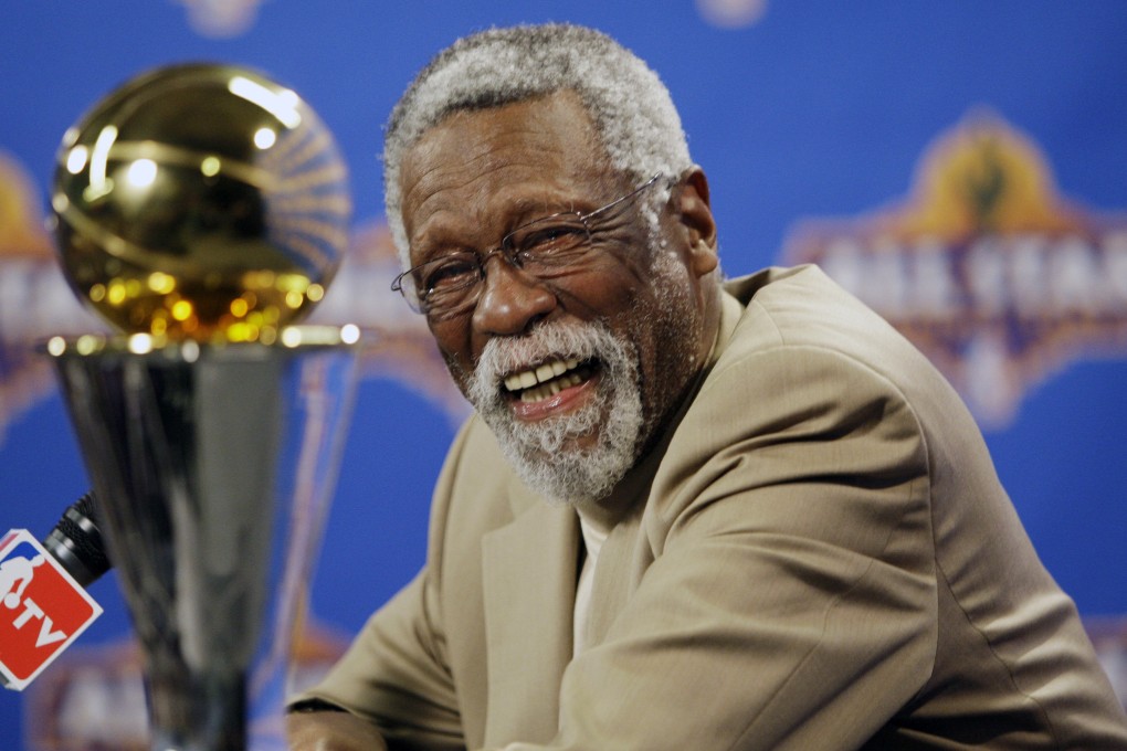 Former NBA great Bill Russell in 2009. Russell, 88, died on Sunday. Photo: AP