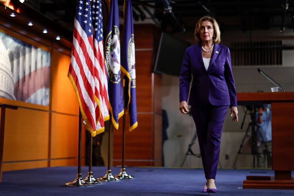 If US House Speaker Nancy Pelosi goes to Taiwan, she will be the highest-ranking US official to visit the island in 25 years. Photo: Bloomberg