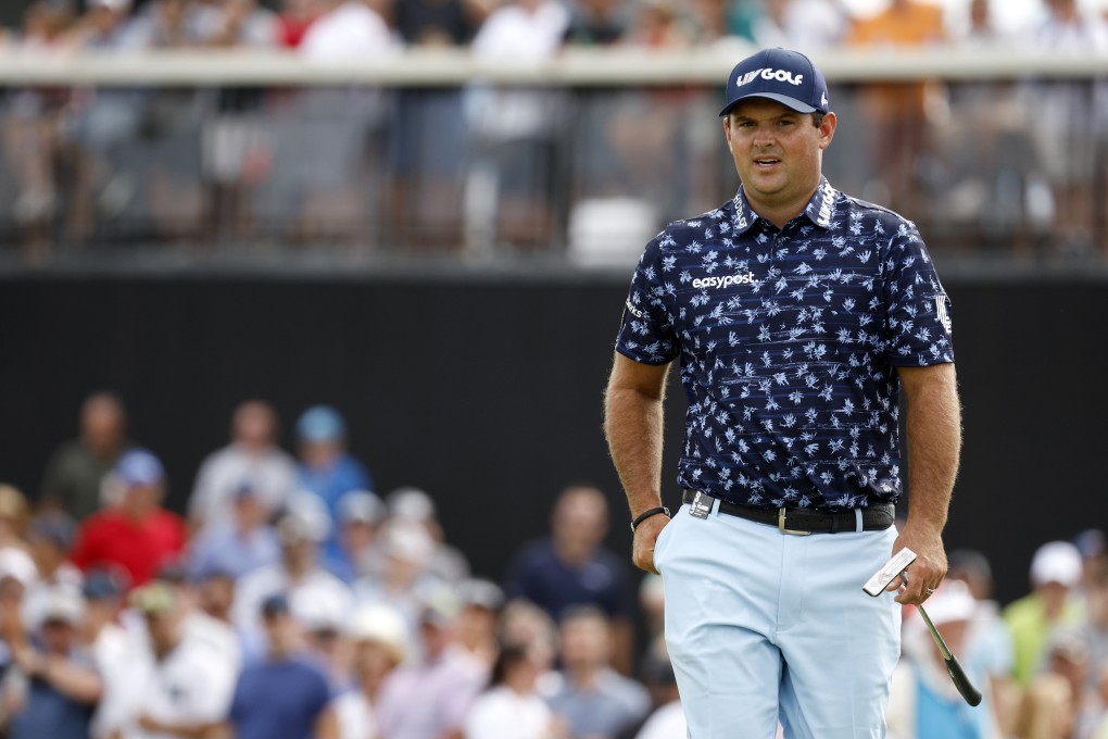 Patrick Reed of 4 Aces GC walks across the tenth green during day three of the LIV Golf Invitational - Bedminster. Photo: Getty Images