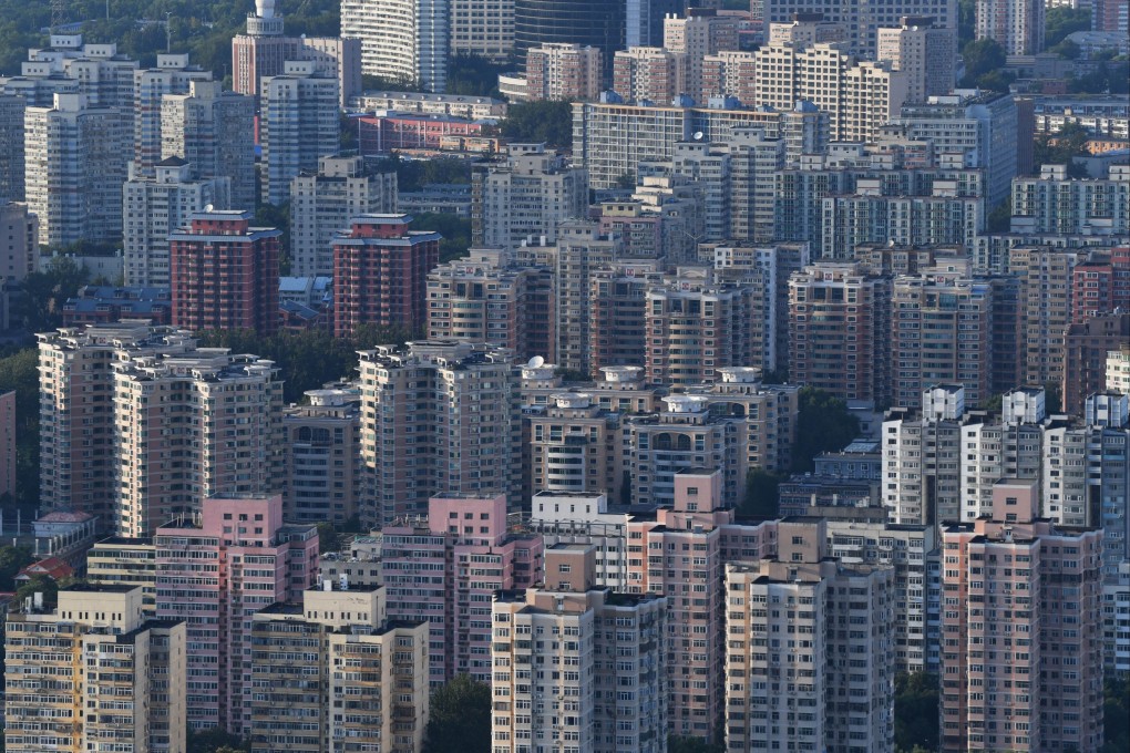 China’s property downturn is weighing on the whole economy, as the real estate sector and related industries account for about one third of GDP. Photo: AFP