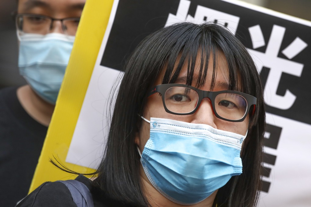 Chow Hang-tung, a former vice-chair of the now-disbanded Hong Kong Alliance in Support of Patriotic Democratic Movements of China. Photo: Jonathan Wong