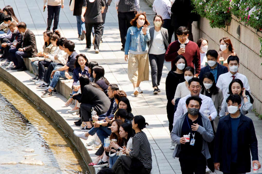 South Korea’s economy has been given a shot in the arm in recent months as coronavirus restrictions have eased, leading to increased household spending. Photo: Reuters