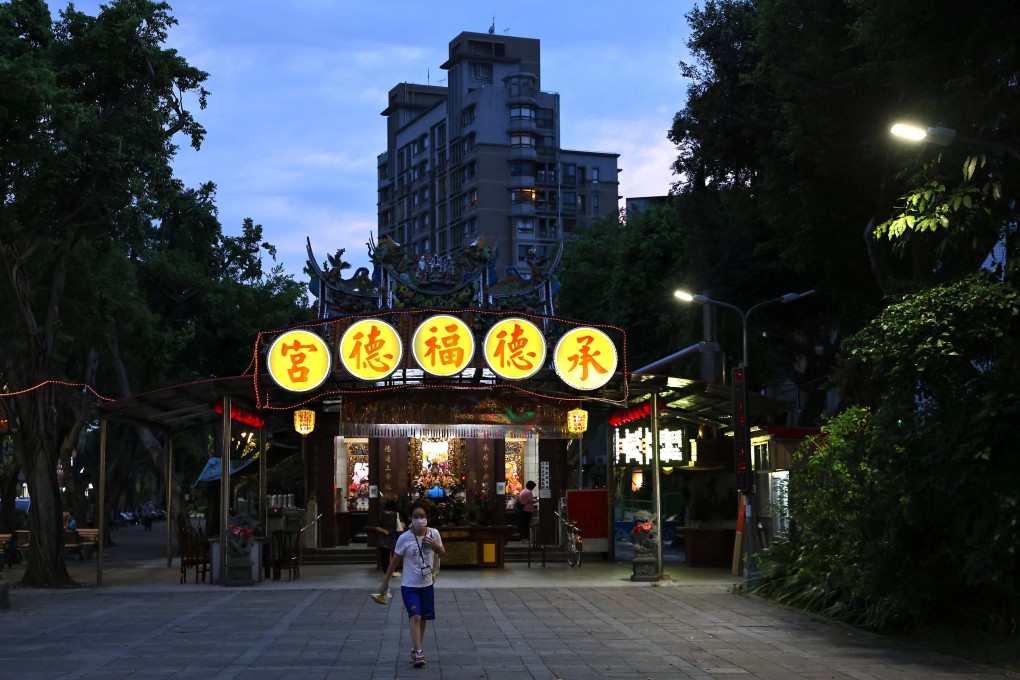 A temple in Taipei, Taiwan on Monday. Photo: Reuters