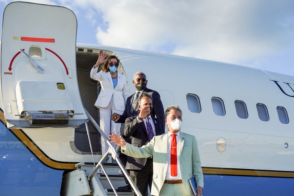 US House Speaker Nancy Pelosi leaves Taiwan for South Korea on Wednesday afternoon. Photo: Photo: Reuters