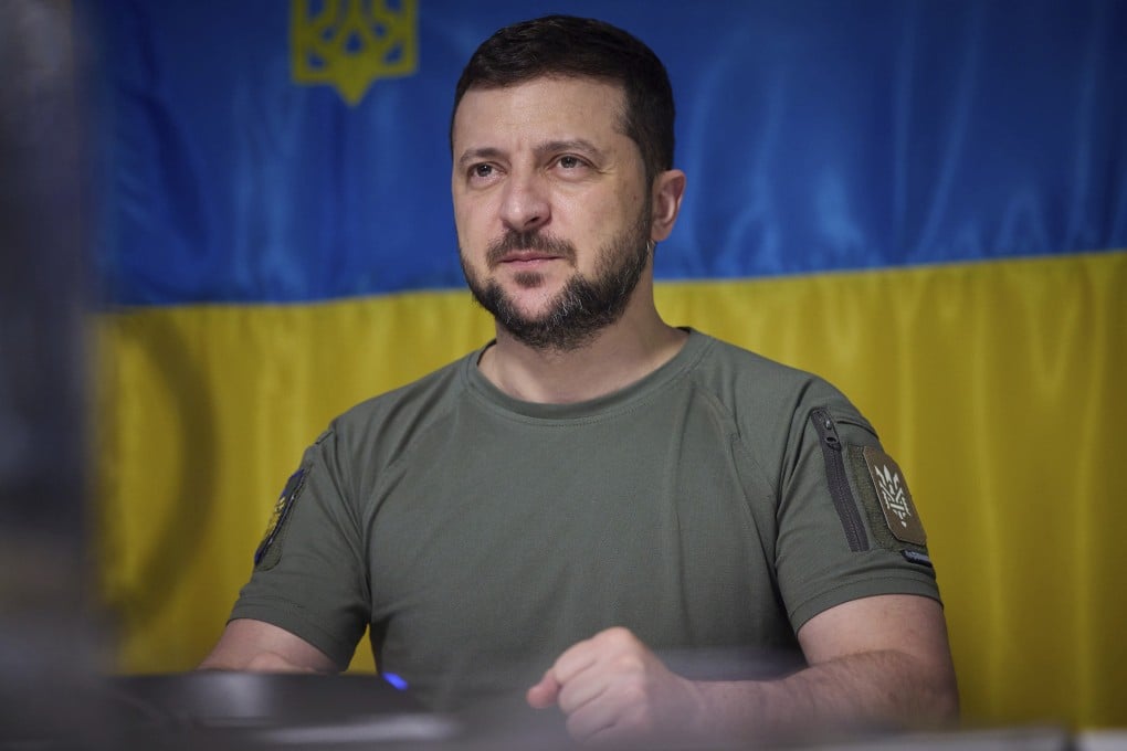 Ukrainian President Volodymyr Zelensky believes China has the economic levers to pressure Vladimir Putin to end the conflict. Photo: Ukrainian Presidential Press Office via AP