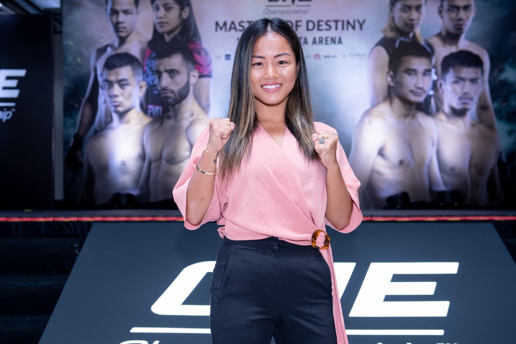 Bi Nguyen poses at the One Championship open workout in Kuala Lumpur. Photos: ONE Championship