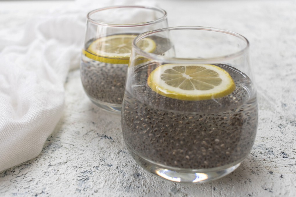 The “internal shower” is a drink made from chia seeds and lemon water that is supposed to relieve constipation, and which is currently a viral trend on TikTok. Photo: Daryl Gioffre