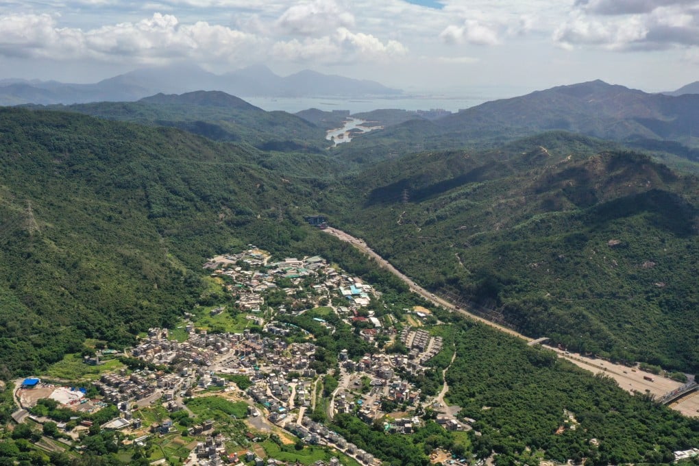 A view of Shap Pat Heung, Tai Tong and Tai Lam Chung Reservoir from Yuen King Village in Yuen Long. Photo: SCMP.