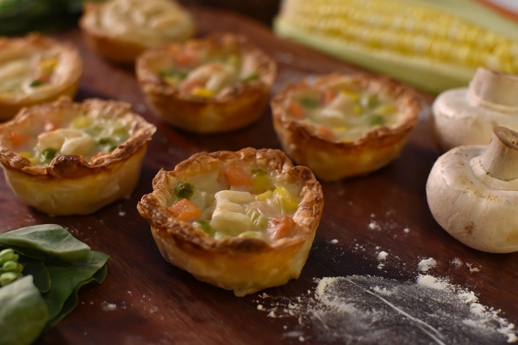 Asher Chan’s homemade vegetable pies. At a time when food prices are rising, adopting a plant-based diet is good for your wallet as well as your health. Photo: Asher Chan