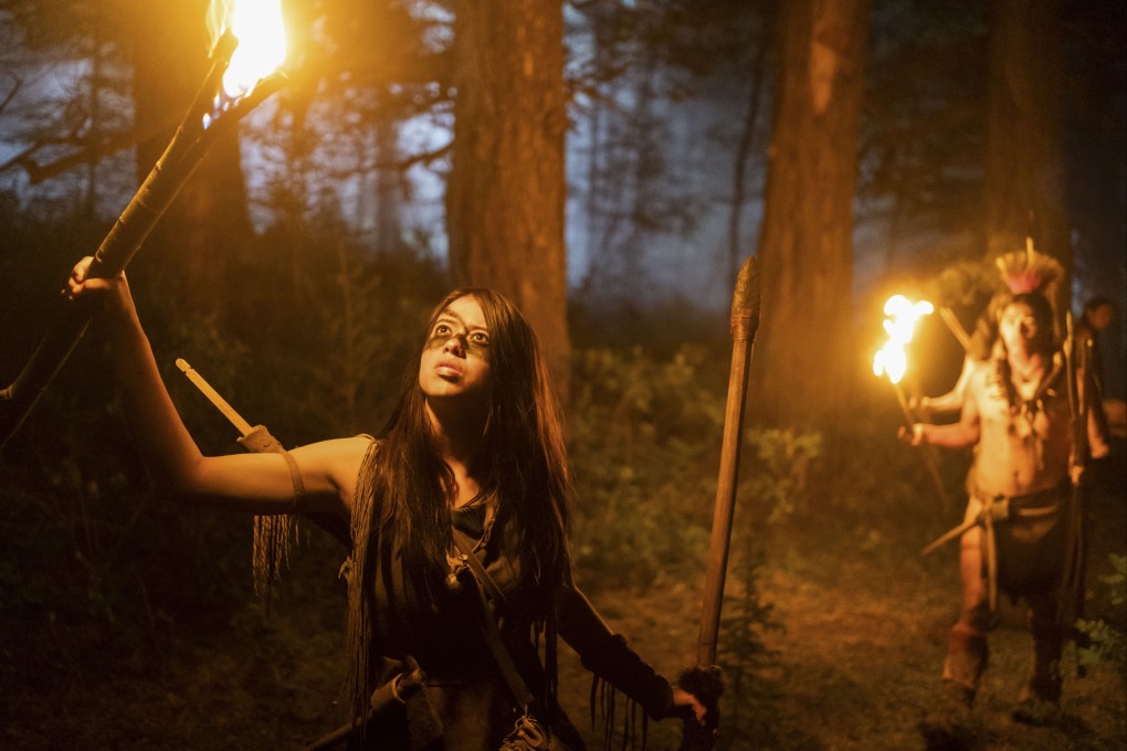 Amber Midthunder as Naru in a still from Prey. 35 years after Predator, starring Arnold Schwarzenegger, fans can finally rejoice over the best addition to the series since then. Photo: David Bukach/20th Century Studios