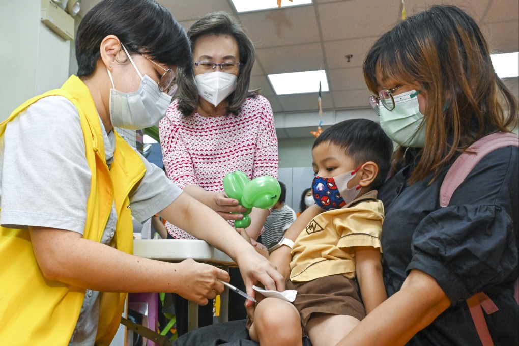 Hong Kong has lowered the age threshold for Sinovac jabs to children as young as six months from the previous mark of three years. Photo: Handout