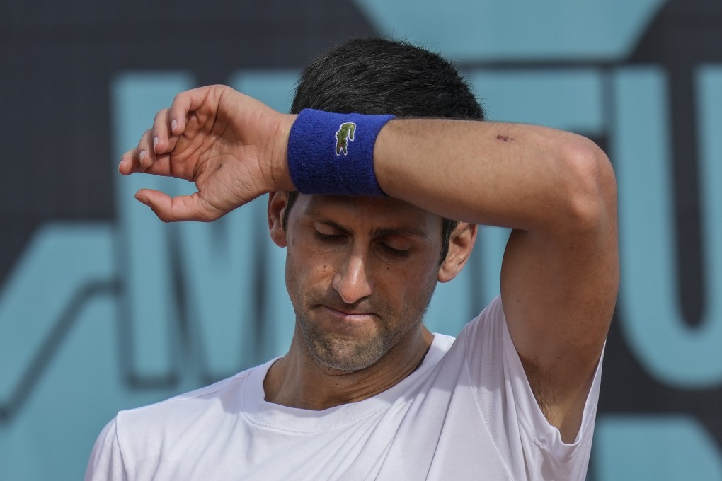 Novak Djokovic withdrew from the hard-court tournament in Montreal because he is not vaccinated against Covid-19. Photo: AP