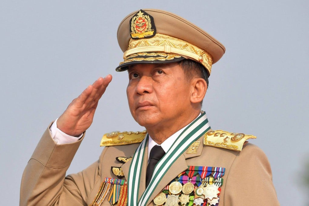 Myanmar junta leader Min Aung Hlaing. File photo: AFP
