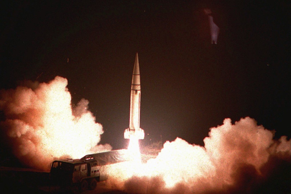 The PLA has sent a number of ballistic missiles over Taiwan since US House Speaker Nancy Pelosi’s visit. Photo: AP