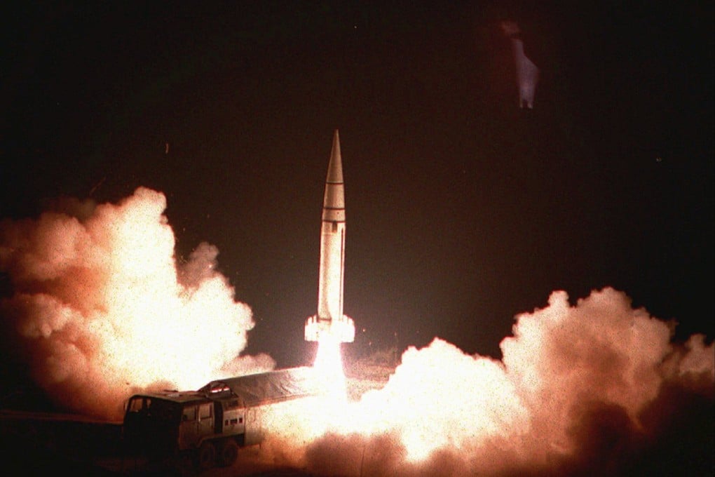 The PLA has sent a number of ballistic missiles over Taiwan since US House Speaker Nancy Pelosi’s visit. Photo: AP