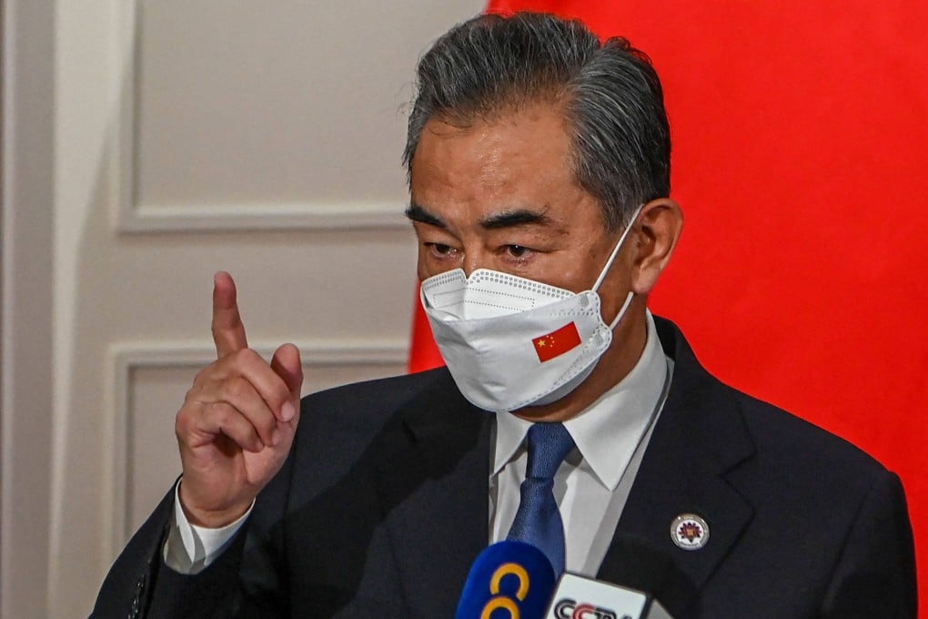 Chinese Foreign Minister Wang Yi says Beijing had to act as its sovereignty was violated and its internal affairs infringed upon. Photo: AFP