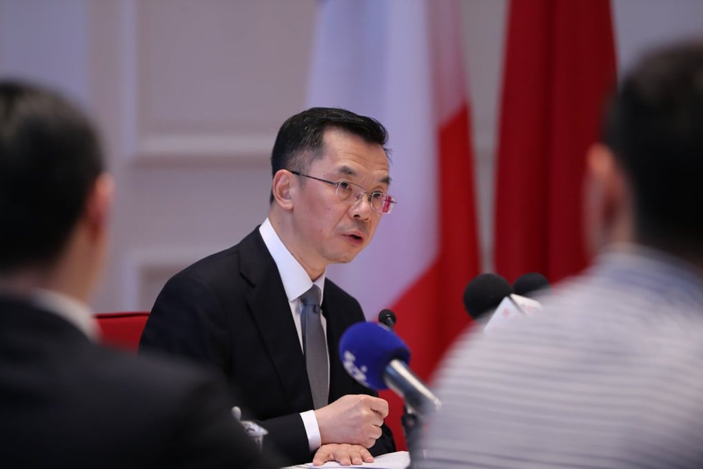 Lu Shaye, Chinese ambassador to Paris, says the Taiwanese government has carried out a campaign of ‘desinicisation’. Photo: Twitter
