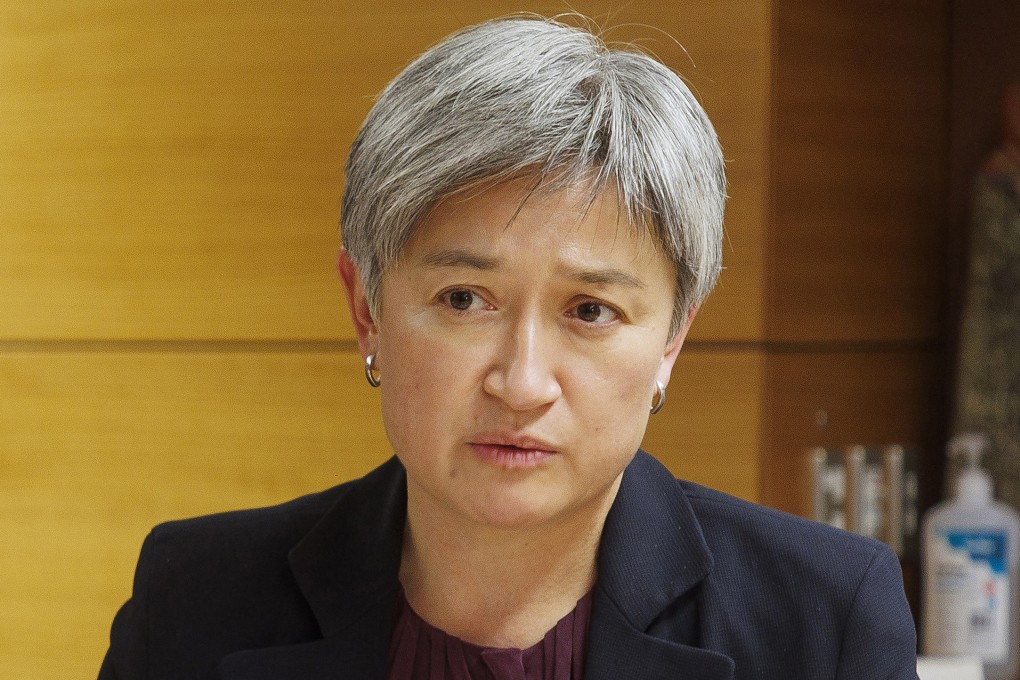 Australian Foreign Minister Penny Wong said on Monday that it was ‘critical’ that ‘the temperature is lowered and calm is restored when it comes to cross-strait tensions’. Photo: AP