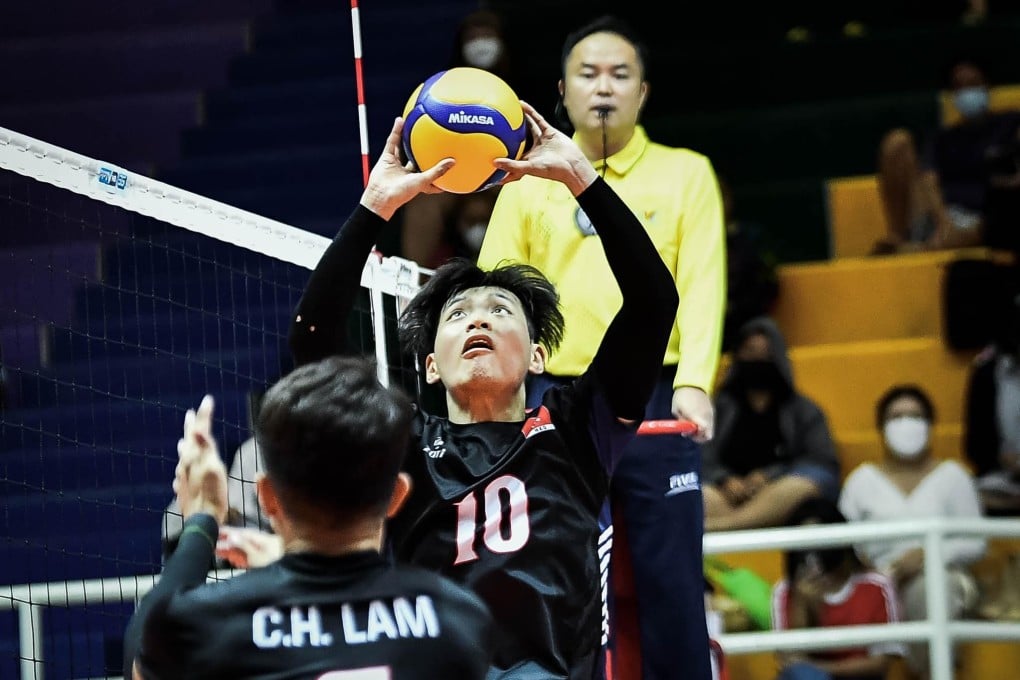 Hong Kong in action at AVC Cup 2022. Photo: AVC