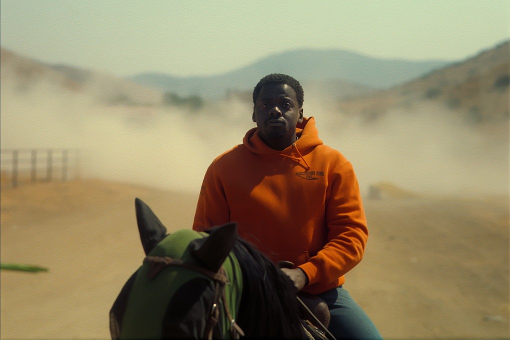 Daniel Kaluuya as rancher OJ in a still from Nope, directed by Jordan Peele. Steven Yeun co-stars.