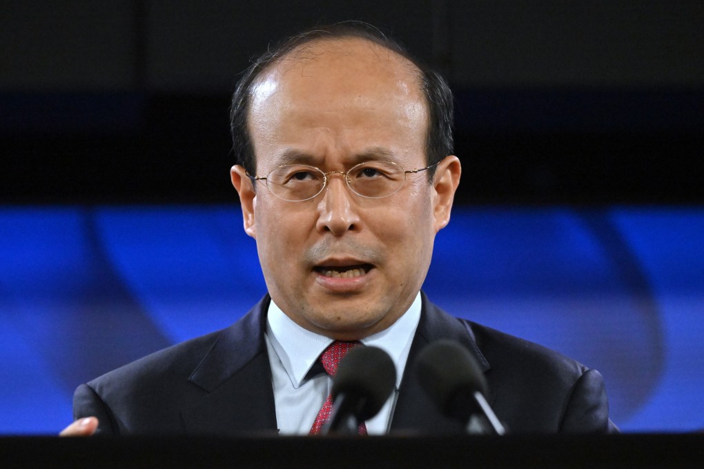 China’s ambassador to Australia Xiao Qian said on Wednesday that the two nations were not at the stage of solving political and trade disputes. Photo: EPA-EFE