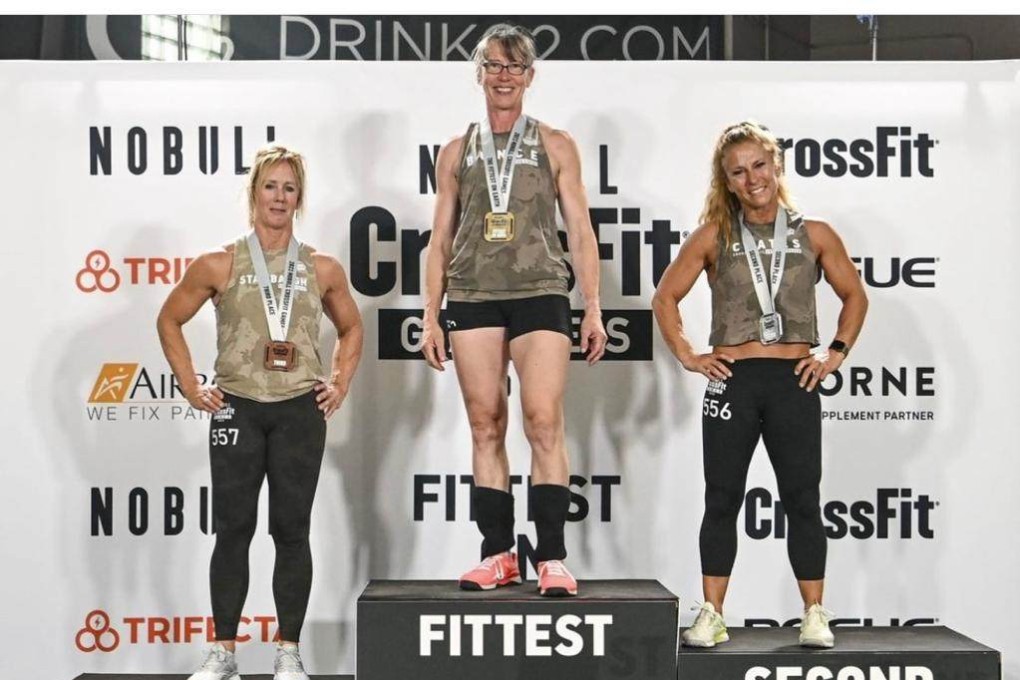 Leigh Coates, a Hong Kong-based Brit, comes second in the 55-59 category at the CrossFit Games 2022. Photo: CrossFit Games