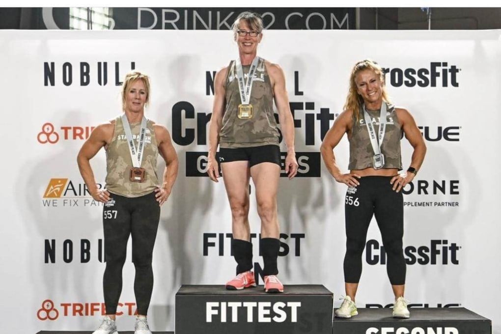 Leigh Coates, a Hong Kong-based Brit, comes second in the 55-59 category at the CrossFit Games 2022. Photo: CrossFit Games